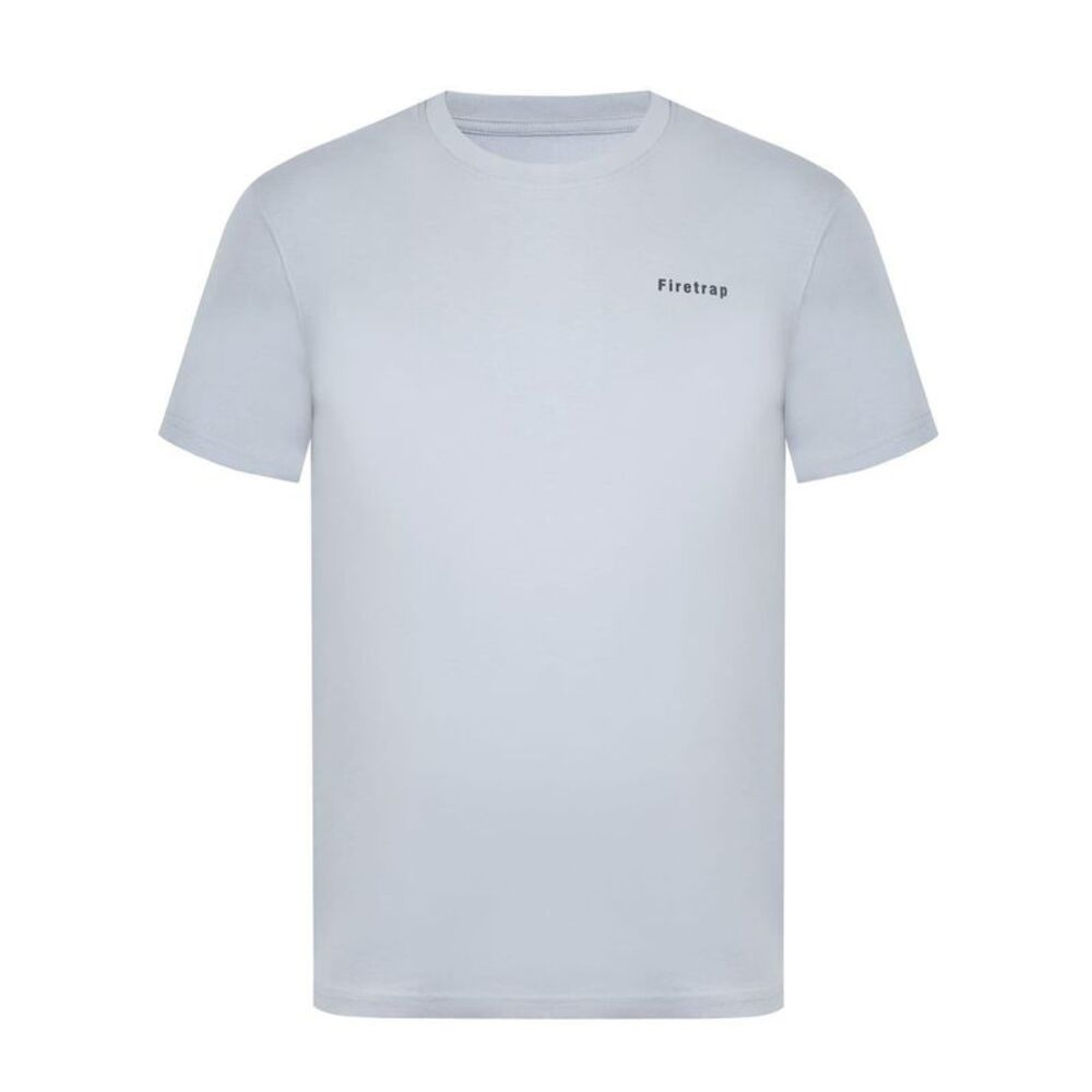 Firetrap Mens Cotton T-Shirt / Gray